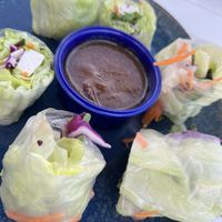 Summer rolls with tofu  at Sand Pebbles in Aurora