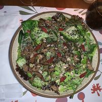 Salada com cogumelos at Org Pizza & Greens in Sao Paulo