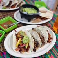 💯% the best tacos in town! at 100% Vegana Taqueria in Puerto Vallarta