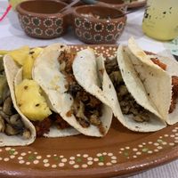 All 5 of the tacos on menu!  at 100% Vegana Taqueria in Puerto Vallarta
