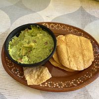 Chips and guac  at 100% Vegana Taqueria in Puerto Vallarta