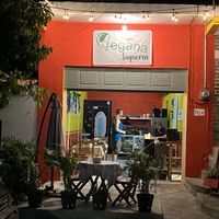 They’ve painted!   at 100% Vegana Taqueria in Puerto Vallarta