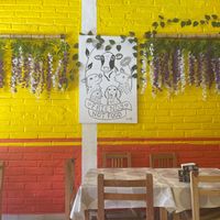 Decor at 100% Vegana Taqueria in Puerto Vallarta