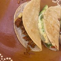 My favorite tacos at 100% Vegana Taqueria in Puerto Vallarta