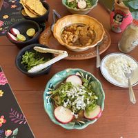 Pozole  at 100% Vegana Taqueria in Puerto Vallarta