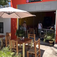 Patio and entrance   at 100% Vegana Taqueria in Puerto Vallarta