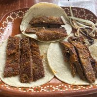 La mejor milanesa no de animal que he probado   at 100% Vegana Taqueria in Puerto Vallarta