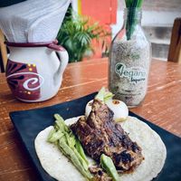 “Taco de bistec de Yaca” ya puedes pedirlo en nuestra sucursal; disfruta su sabor y textura Mexicana en cada mordida   at 100% Vegana Taqueria in Puerto Vallarta