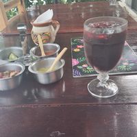 jaimaca drink at 100% Vegana Taqueria in Puerto Vallarta