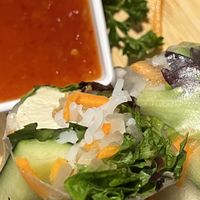 Spring roll closeup   at Bangkok Thai in Park City