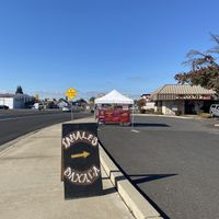Spotted on our run today (vegan tamales available)  at Oaxacan Tamales in Riverbank