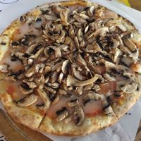 Vegan Mushroom pizza at Pizza Locale in Antalya