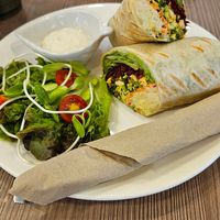 Scrambled tofu wrap at ANNIE Sweetery & Eatery in Koh Samui