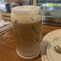 Iced latte  at ANNIE Sweetery & Eatery in Koh Samui