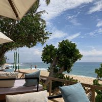 Beach bar  at Angel Beach in Unawatuna