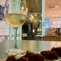 Croquetas de remolacha 🫶🏼  at ECO DEL MAR in Blanes