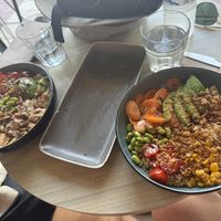 Heura Bowl and Healthy Tofu Thai Bowl  at ECO DEL MAR in Blanes