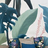 Cozy tables  at Mahalo Snack Shack in Panama City