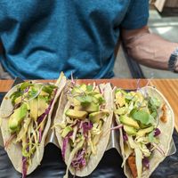 Jackfruit tacos at Mahalo Snack Shack in Panama City