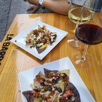 Nacho tapa at La Barra Del Taco in Leon