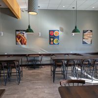 Inside at Rollz Rice Indian Kitchen in Columbus