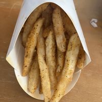 Masala fries  at Rollz Rice Indian Kitchen in Columbus