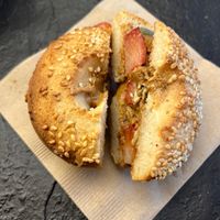 Almond Bagel   at Scen Studio in New York City