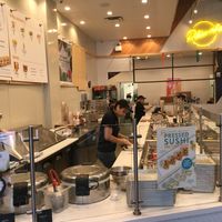 Serving counter at Pokeworks - 34th St in New York City