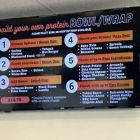 Menu pic   at Vibe Health Bar in Folsom