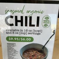 Chili   at Vibe Health Bar in Folsom