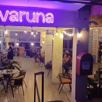 Front entrance at Varuna Plant-Based Food & Juice Bar in Manuel Antonio