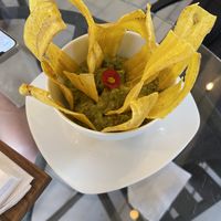 Guacamole w/banana chips  at Varuna Plant-Based Food & Juice Bar in Manuel Antonio