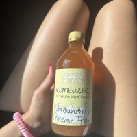 Kombucha (:   at Varuna Plant-Based Food & Juice Bar in Manuel Antonio