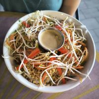 Pad thai crudivegano at Varuna Plant-Based Food & Juice Bar in Manuel Antonio
