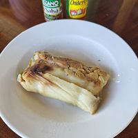 Tamale at Varuna Plant-Based Food & Juice Bar in Manuel Antonio