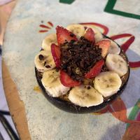 Cacao smoothie bowl  at Varuna Plant-Based Food & Juice Bar in Manuel Antonio