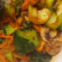 Stir fry at Chateau Lemongrass in Los Angeles