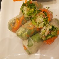 Spring rolls at Chateau Lemongrass in Los Angeles