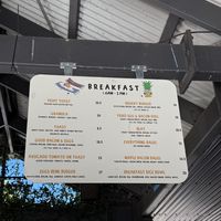 Menu  at Good Cartel in Broome