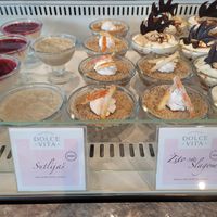 Many posno (vegan) items at Dolce Vita in Banja Luka