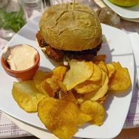 Crispy Filomena Burger at Raparossa  in Pezze Di Greco