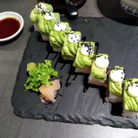 Avo sushi at Herbivore Japanese Vegetarian Restaurant in Central Singapore