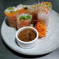 Summer roll at Herbivore Japanese Vegetarian Restaurant in Central Singapore