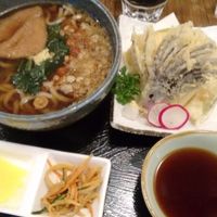 Hot tem udon at Herbivore Japanese Vegetarian Restaurant in Central Singapore