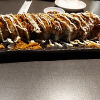 Crispy floss maki sushi at Herbivore Japanese Vegetarian Restaurant in Central Singapore