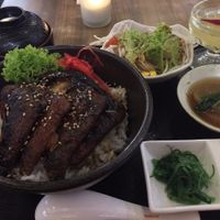 Vegan "unagi" at Herbivore Japanese Vegetarian Restaurant in Central Singapore