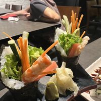 Vegan California temakk  at Herbivore Japanese Vegetarian Restaurant in Central Singapore