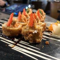 Chilli crab maki  at Herbivore Japanese Vegetarian Restaurant in Central Singapore