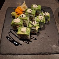 Avocado maki at Herbivore Japanese Vegetarian Restaurant in Central Singapore