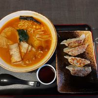 Spicy ramen at Herbivore Japanese Vegetarian Restaurant in Central Singapore